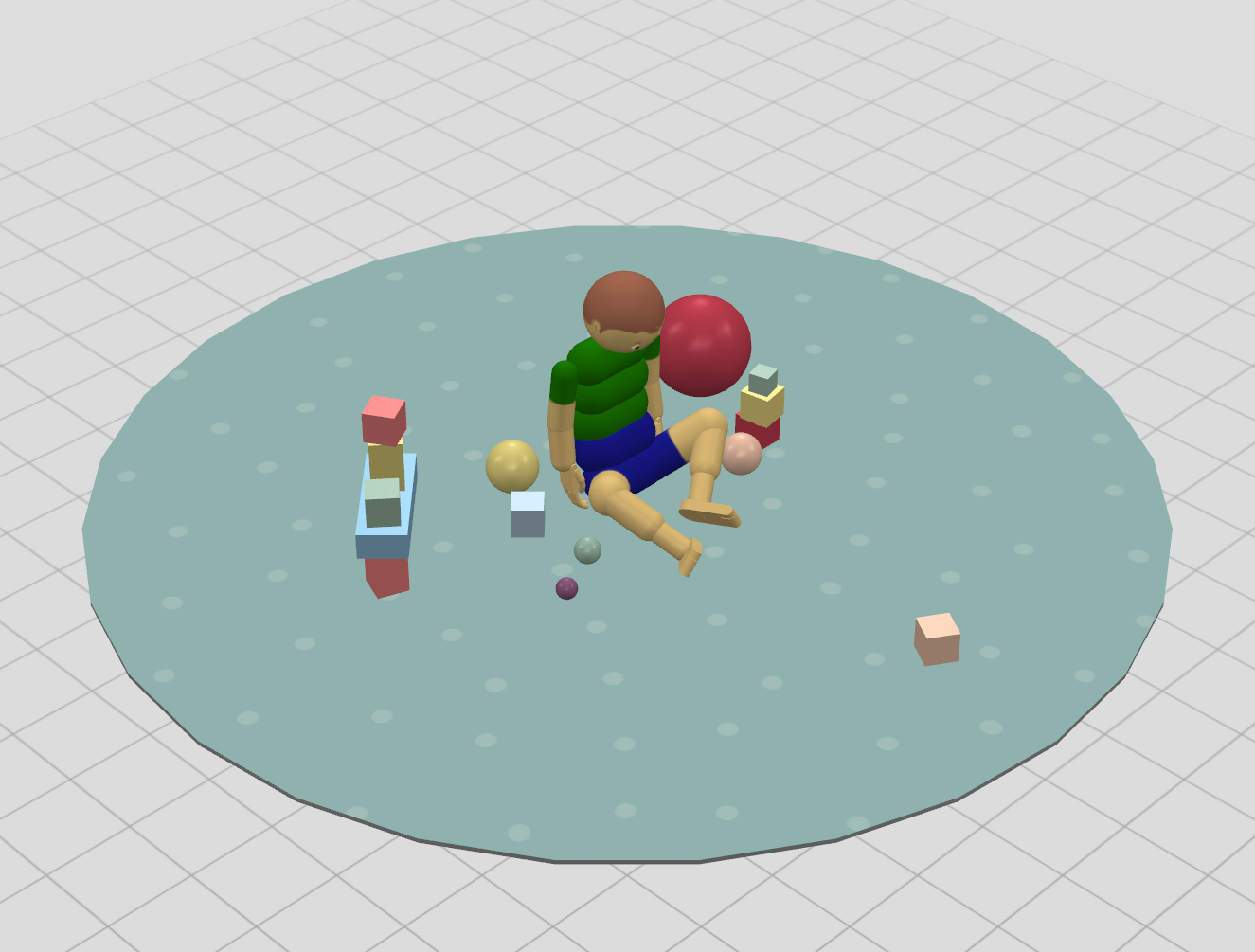 Cubes scene